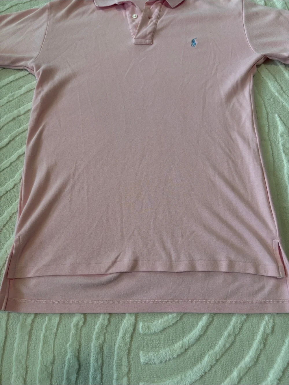 Ralph Lauren Light Pink Polo Shirt with Embroidered Pony